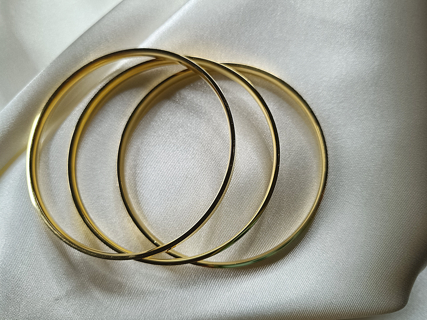Üçlü Kesme Ajda Model Gold Bilezik