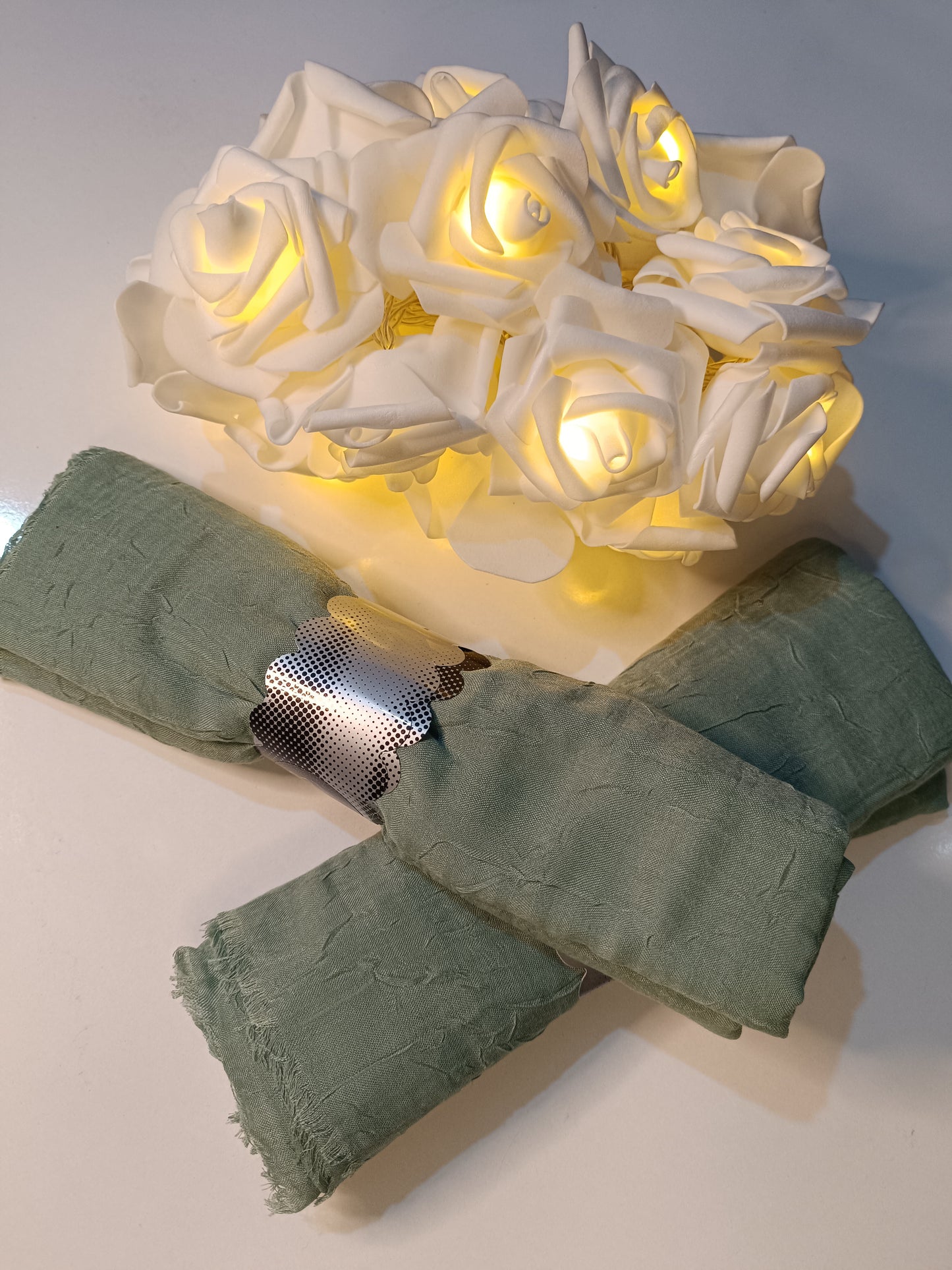 Mint Yeşili Pamuk Kraş Şal