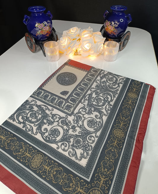 Kızıl Zambak - Pamuk Soft Şal